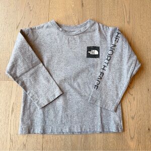 The North Face Heather Gray Long Sleeve Tee-Toddler
